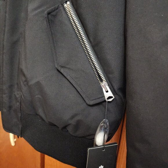 MACKAGE DIXON 2-in-1 Nordic Tech down bomber with blue fox fur- BRAND NEW!!!! - Picture 3 of 16